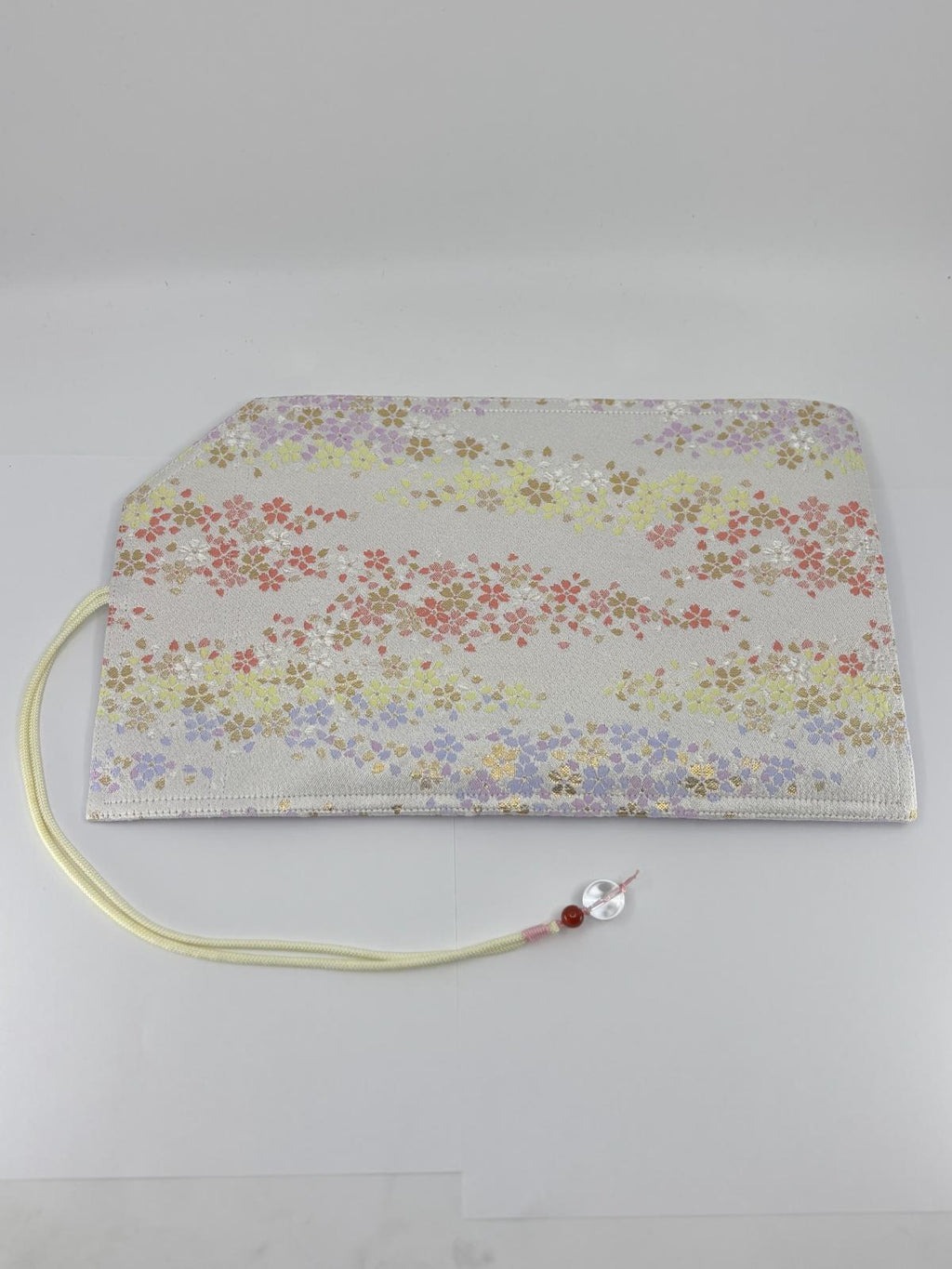 Hand-Made Silk Pen Pouch - In Iridescent Bloom 漸變櫻花